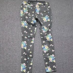 Aeropostale  Women's Low Rise Skinny Floral Jeans Size 7/8 (32" x 30")Actual